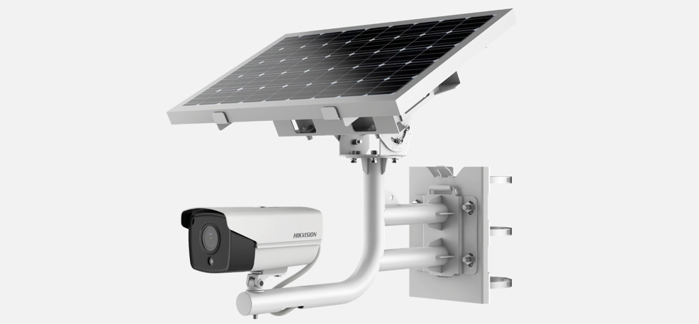 Solar power CCTV cameras